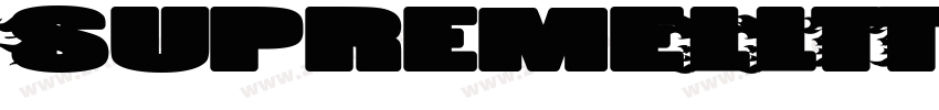 SupremeLLTT Jumbo字体转换